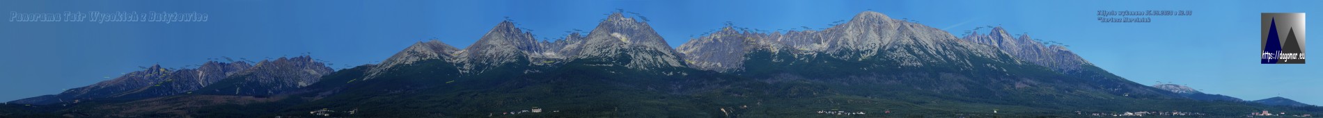 panorama z Batyżowiec